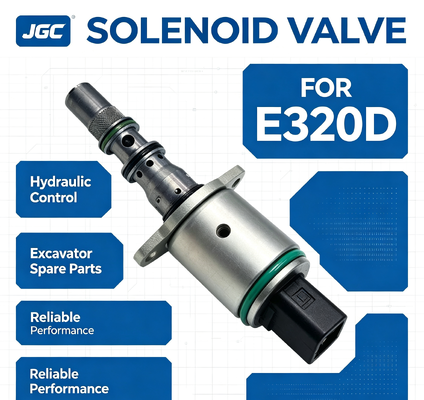 E320D Klep Solenoid Kualitas Tinggi untuk Excavator