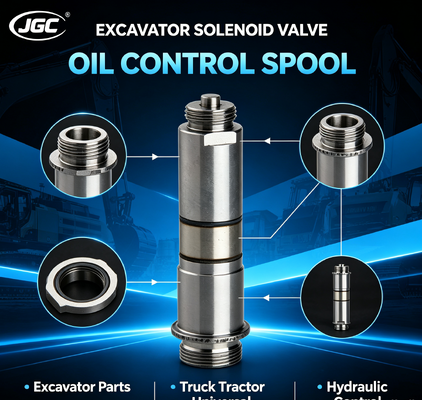 Excavator katup solenoid Bagian Excavator truk traktor aksesoris universal kumparan inti spool katup kontrol minyak