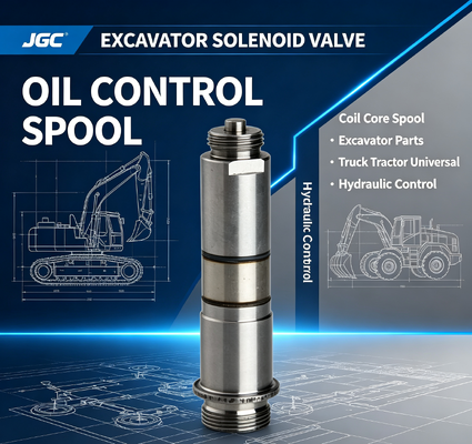 Excavator katup solenoid Bagian Excavator truk traktor aksesoris universal kumparan inti spool katup kontrol minyak