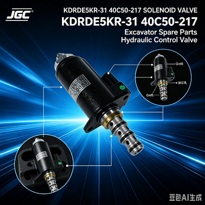 KDRDE5KR-31 40C50 -217 Solenoid VALVE Cocok untuk suku cadang excavator