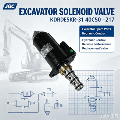 KDRDE5KR-31 40C50 -217 Solenoid VALVE Cocok untuk suku cadang excavator