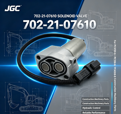 702-21-07610 bagian mesin konstruksi Excavator Solenoid Valve untuk PC270-8 PC350-8 PC450-8