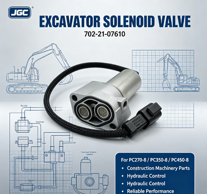 702-21-07610 bagian mesin konstruksi Excavator Solenoid Valve untuk PC270-8 PC350-8 PC450-8
