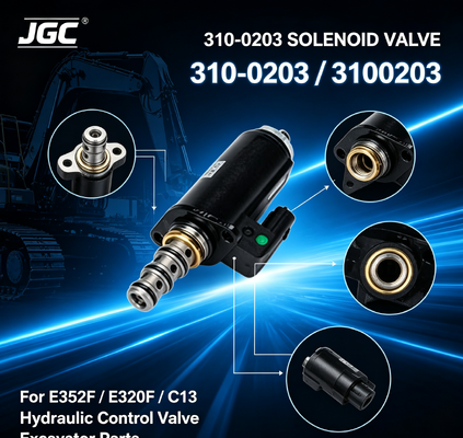 310-0203 3100203 EXCAVATOR SOLENOID VALVE untuk E352F E320F C13 HYDRAULIC SOLENOID VALVE