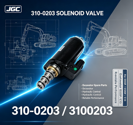 310-0203 3100203 EXCAVATOR SOLENOID VALVE untuk E352F E320F C13 HYDRAULIC SOLENOID VALVE