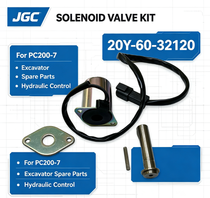 PC200-7 Bagian Mesin Konstruksi Excavator Spare Parts Solenoid Valve untuk 20Y-60-32120