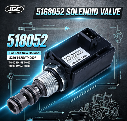 5168052 Bagian Excavator Solenoid Valve untuk Ford New Holland 8260 T4.75V T4060F T4030 TM165 T4040