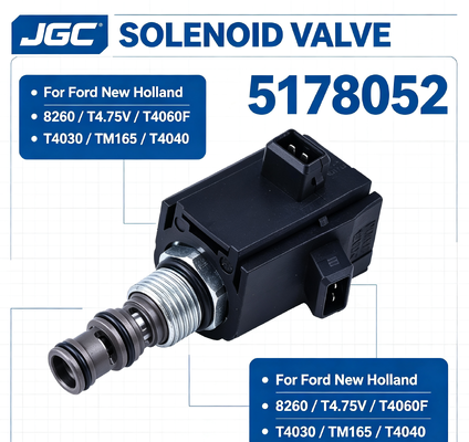 5168052 Bagian Excavator Solenoid Valve untuk Ford New Holland 8260 T4.75V T4060F T4030 TM165 T4040