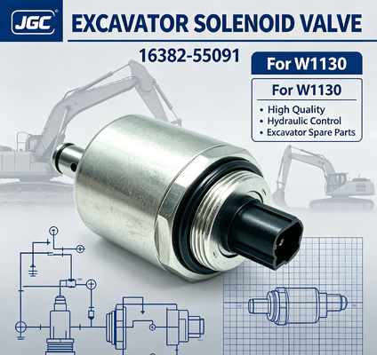 16382-55091Kualitas tinggi Excavator Solenoid Valve untuk W1130