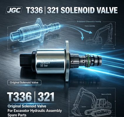 T336 ∙ 321 Klep Solenoid Asli Berkualitas Tinggi untuk suku cadang perakitan hidraulik Excavator