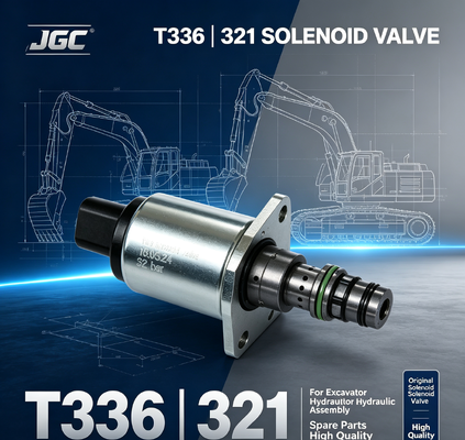 T336 ∙ 321 Klep Solenoid Asli Berkualitas Tinggi untuk suku cadang perakitan hidraulik Excavator