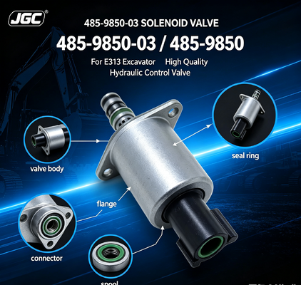 485-9850-03FOR E313 Kualitas TinggiKlep Solenoid Excavator 485-9850