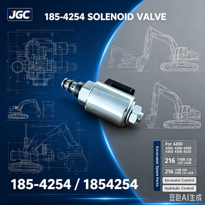 1854254 Jual Hot Solenoid Valve untuk Excavator Spare Parts 420D 420E 424D 430D 430E 432D 216 216B 226 226B 232 232B