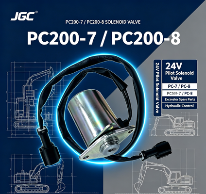 PC-7 PC-8 Bagian Excavator untuk PC200-7 PC200-8 Solenoid Valve Pilot Solenoid Valve 24V
