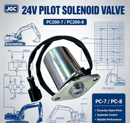 PC-7 PC-8 Bagian Excavator untuk PC200-7 PC200-8 Solenoid Valve Pilot Solenoid Valve 24V