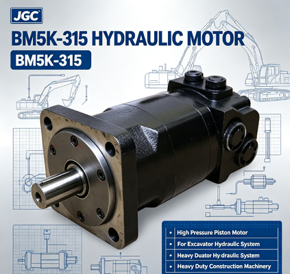 BM5K-315 Motor Hidrolik Motor Piston Tekanan Tinggi untuk Sistem Hidrolik Excavator Mesin Konstruksi Tugas Berat