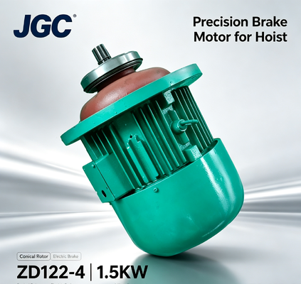 ZD122-4 Motor Derek Tipe 1.5KW Motor Rem Rotor Kerucut