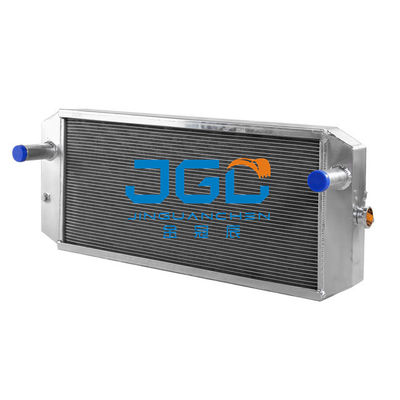 Suku Cadang Excavator Radiator Hidrolik Mesin Diesel Aluminium Kustom UH07-3