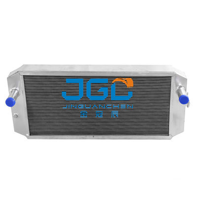 Suku Cadang Excavator Radiator Hidrolik Mesin Diesel Aluminium Kustom UH07-3